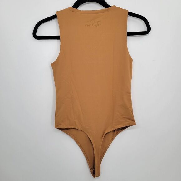 Vitality Balance Athletica The Allora Bodysuit Tan Orange Medium - Picture 3 of 7